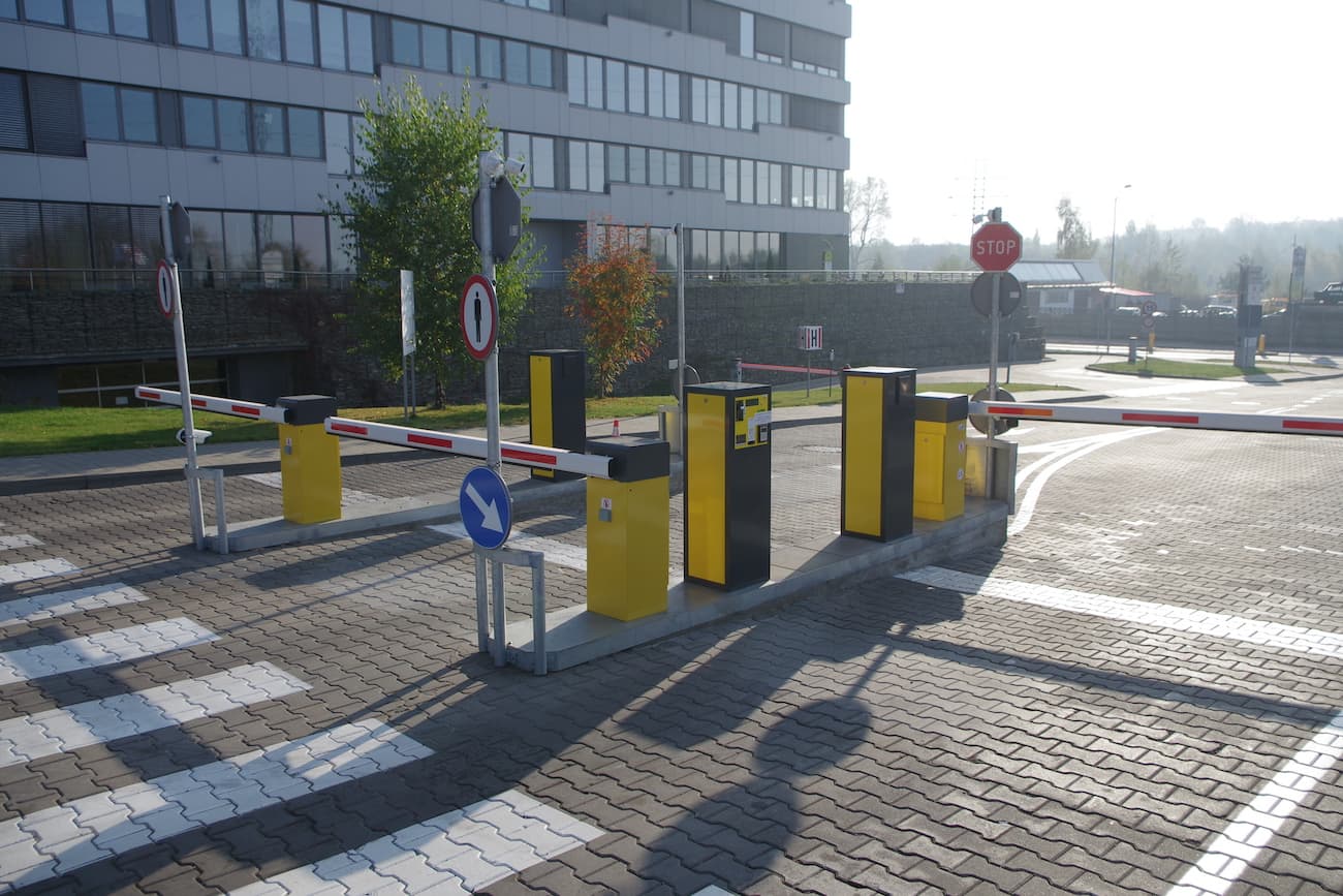 barrier gate in Poland