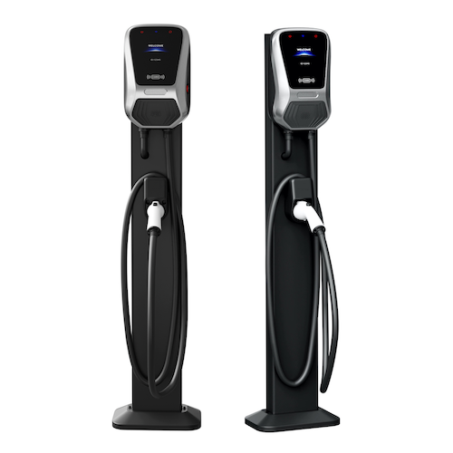 22kw 3 Phase 32a AC Ev Charger Type2 Electric Car Ev Charging Point With LCD